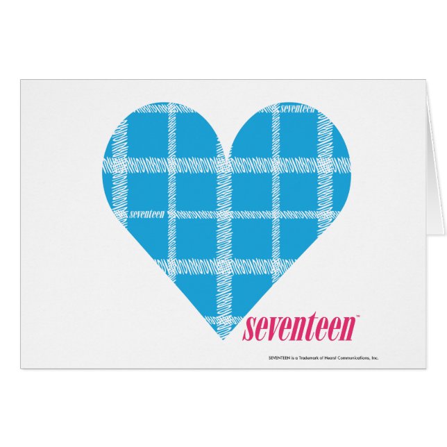 Kariertes Aqua 2 (Vorderseite (Horizontal))