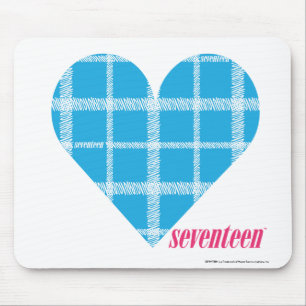 Kariertes Aqua 2 Mousepad