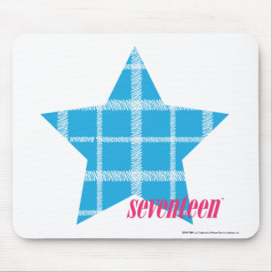 Kariertes Aqua 3 Mousepad