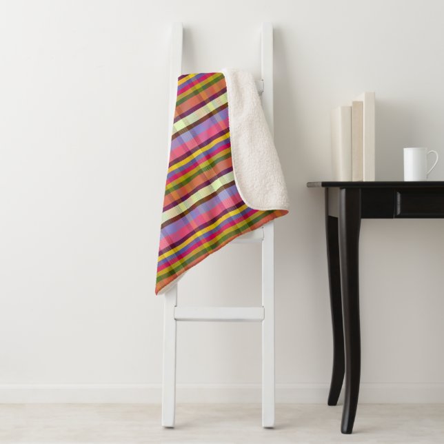 KARIERTES BB SHERPADECKE (Beispiel)