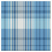 Kariertes, blaues Gewebe mit weißem