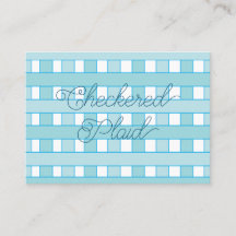 Kariertes blaues Prüfmuster