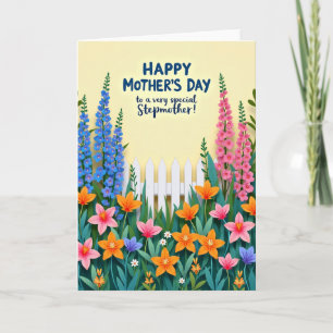 Kariertes Blossom Gratitude Card Karte