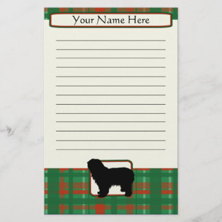 Kariertes Briefpapier