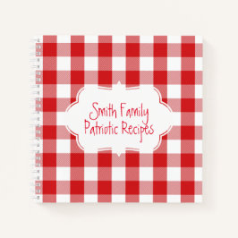 Kariertes Buffalo- Notizbuch