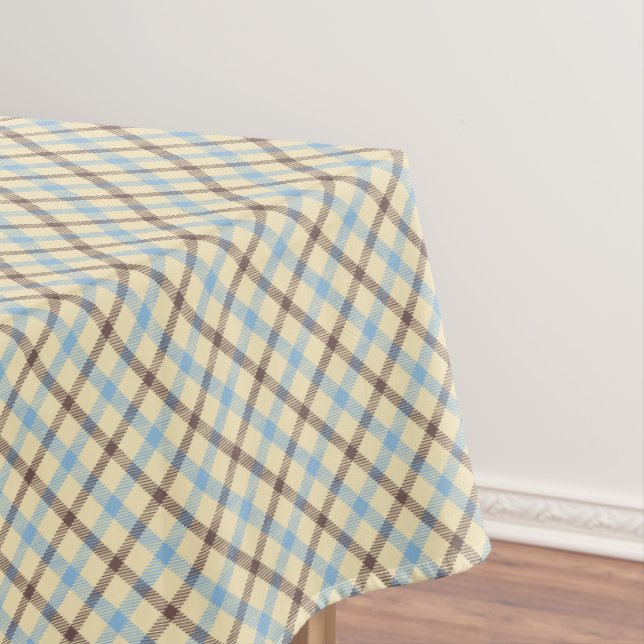 Kariertes Diagonalmuster von Tartan Tischdecke (Beispiel)