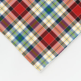 Kariertes Dundekleid Tartan Fleecedecke