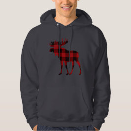 Kariertes Elchhoodie Hoodie Hoodie Hoodie Sweatshi
