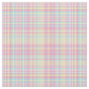 Kariertes Fabric-Pastel Baby Blends 01 Stoff