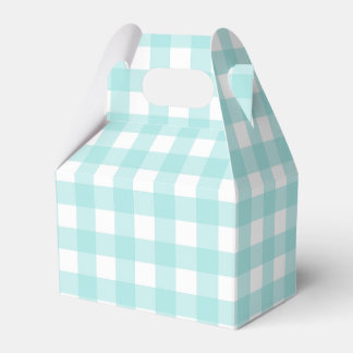 Kariertes Gabled-Gastgeschenk-Box für helle grüne Geschenkschachtel