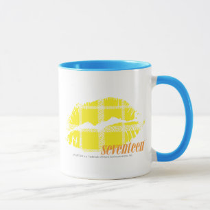 Kariertes Gelb Tasse