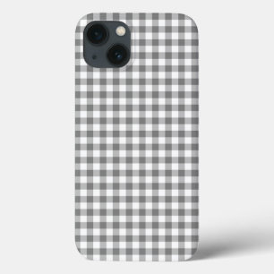Kariertes Graues und weiß Case-Mate iPhone Hülle
