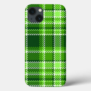 Kariertes grüne Farbmuster Case-Mate iPhone Hülle