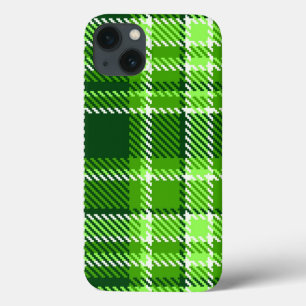 Kariertes grüne Farbmuster Case-Mate iPhone Hülle