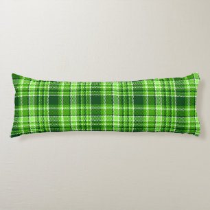 Kariertes grüne Farbmuster Seitenschläferkissen