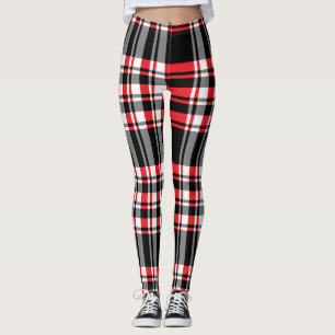 Kariertes Hintergrundmuster Leggings