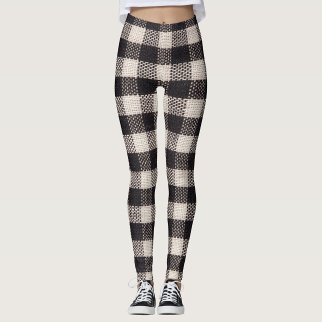 kariertes Hosenoutfit Leggings (Vorderseite)