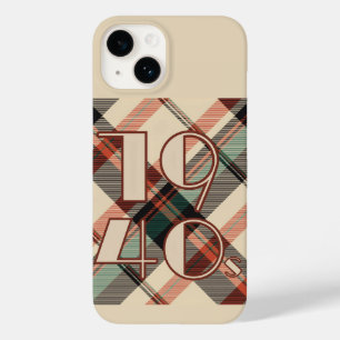 kariertes iPhone der 40er Jahre 14 Fall Case-Mate iPhone 14 Hülle