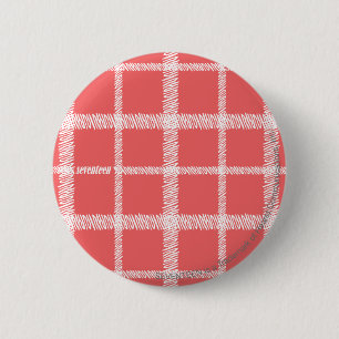 Kariertes LtPink Button