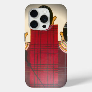 Kariertes Maasai-Familienportrait Abstract Herit Case-Mate iPhone Hülle