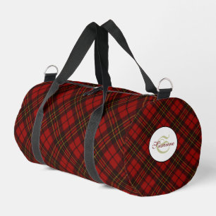 Kariertes Mongram Duffle Bag