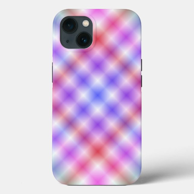 Kariertes Muster Case-Mate iPhone Hülle (Rückseite)