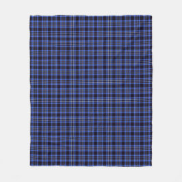 Kariertes Muster des modernen Blauen Tartan Fleecedecke