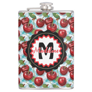 Kariertes Muster für blaues Schachbrettmuster Pers Flachmann