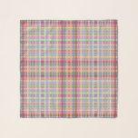 Kariertes Muster in gepunktetem Pastellton Schal<br><div class="desc">Square Style Chiffon Scarf und lässiges lustiges Mode-Accessoire gedruckt mit Dotted Pastel Kariert Pattern Musterdesign von TheFabricSeal at TheFabricSeal auf Zazzle.com #ZazzleMade https://www.zazzle.com/store/thefabricseal Dieses Design ist illustriert in einer PNG Datei mit einem Blick durch den Hintergrund, sodass Sie das karierte Design auf verschiedenen farbigen Hintergründen und farbigen Produkten für große...</div>