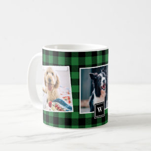 Kariertes Muster, Monografie-Monografie-Tasse Kaffeetasse