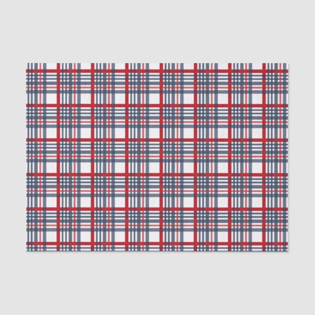 Kariertes Muster Seidenpapier (Vorderseite)