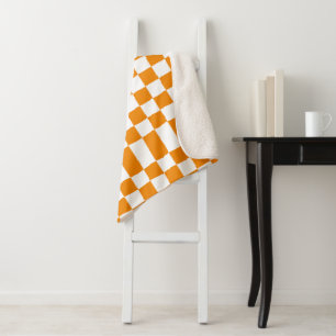 Kariertes Muster Sherpadecke
