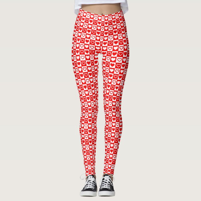Kariertes Muster Thunder_Cove Leggings (Vorderseite)