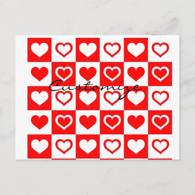 Kariertes Muster, Thunder_Cove Postkarte (Vorderseite)