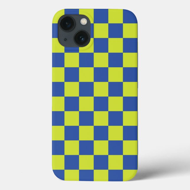 kariertes Polizeimuster Case-Mate iPhone Hülle (Rückseite)
