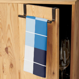 Kariertes Prüfmuster für kariertes Blau Geschirrtuch