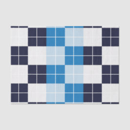 Kariertes Prüfmuster für kariertes Blau Seidenpapier