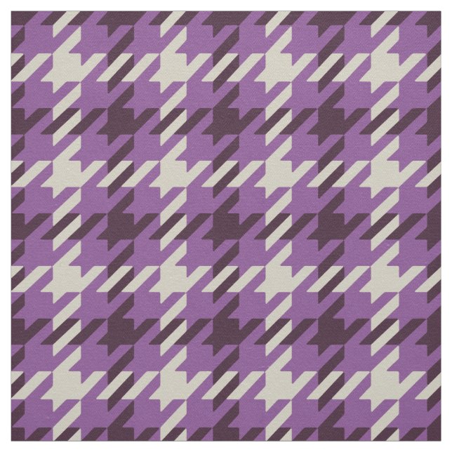 kariertes Retro-Hahnentrittmuster-Muster Stoff (Muster)