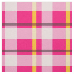 Kariertes rosa Design Stoff
