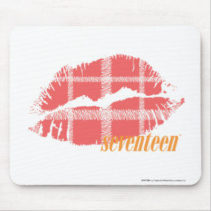 Kariertes Rosa Mousepad