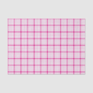 Kariertes rosa Tissue Paper Seidenpapier