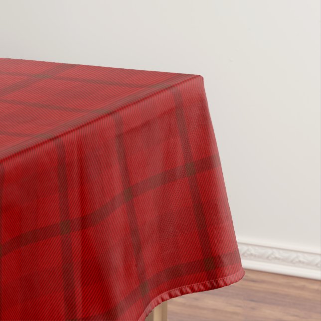 Kariertes rotes Muster - Tischdecke (Beispiel)