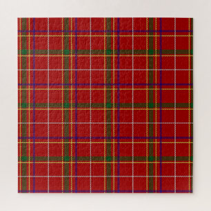 Kariertes Rotes Tartan Puzzle