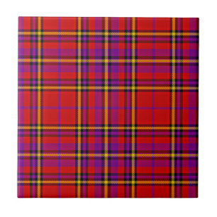 Kariertes rotes Tartan Swahili Prüfmuster-54813 Fliese