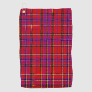 Kariertes rotes Tartan Swahili Prüfmuster-54813 Golfhandtuch