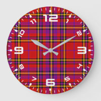 Kariertes rotes Tartan Swahili Prüfmuster-54813