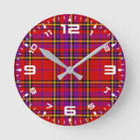 Kariertes rotes Tartan Swahili Prüfmuster-54813