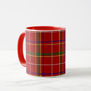 Kariertes Rotes Tartan Tasse
