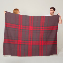 Kariertes rotes traditionelles Tartan Modern Colle Fleecedecke
