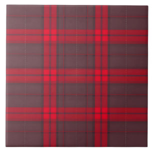 Kariertes rotes traditionelles Tartan Modern Colle Fliese
